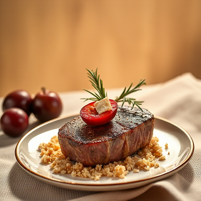 Filet, Trüffel, Maronen, Panko - Bild 1