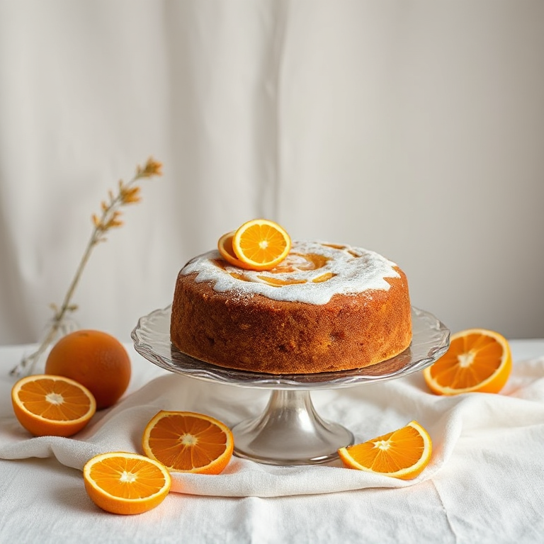 Orangen - Marzipan - Käsekuchen - Bild 1
