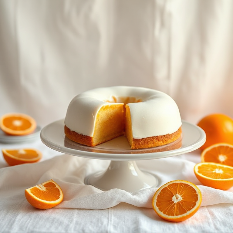 Orangen - Marzipan - Käsekuchen - Bild 2