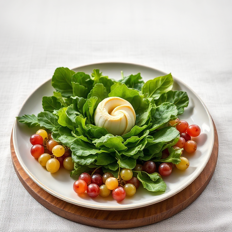 Blattsalate mit Trauben und Ziegenkäse - Bild 2