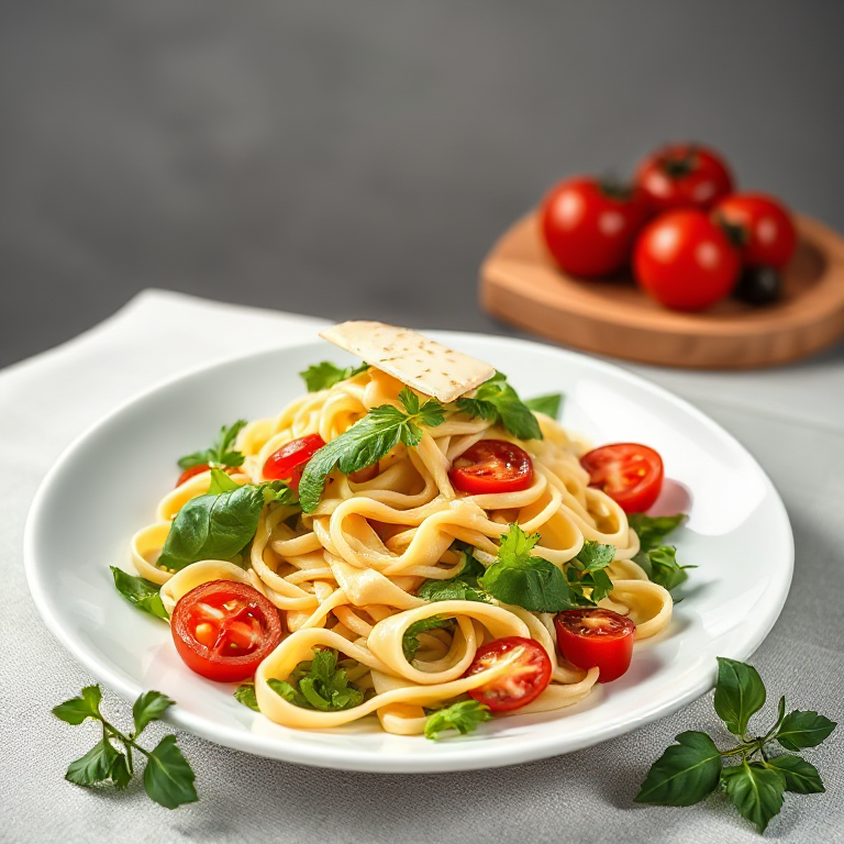 Nudelsalat mit Rucola und Tomaten - Bild 2