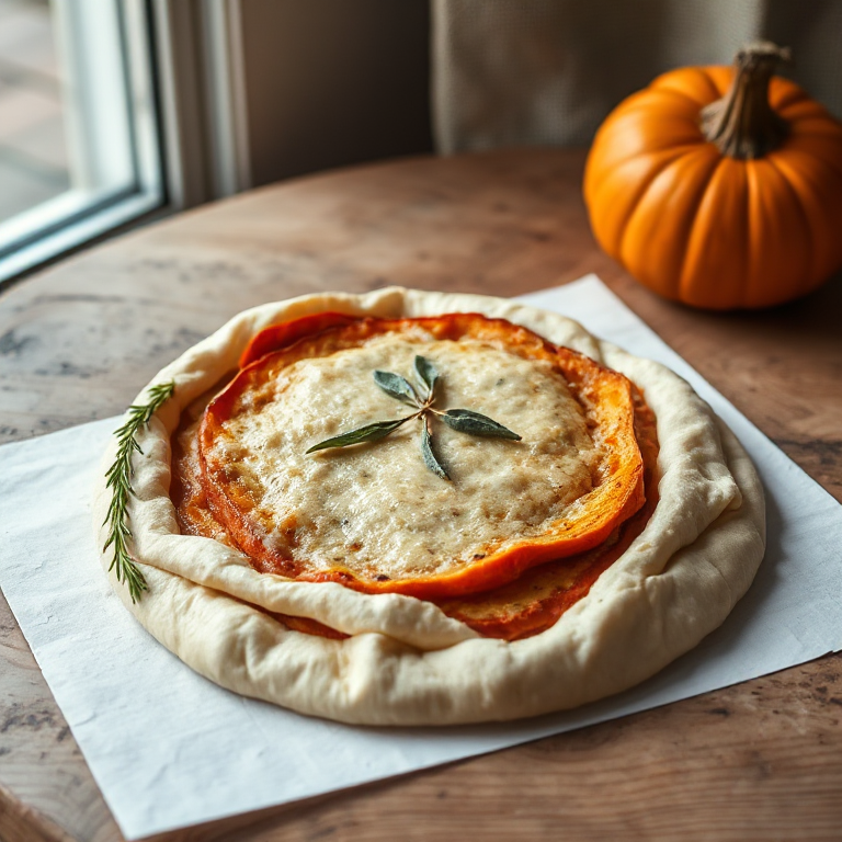 Pizzateig mit Kürbis - Bild 2