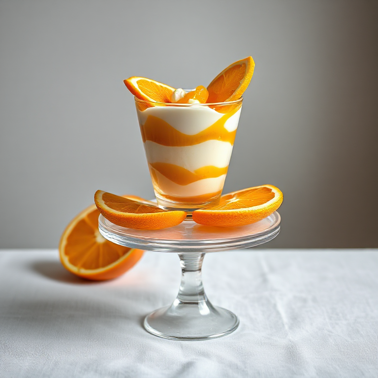 Bailey-Parfait auf Orangensauce - Bild 1