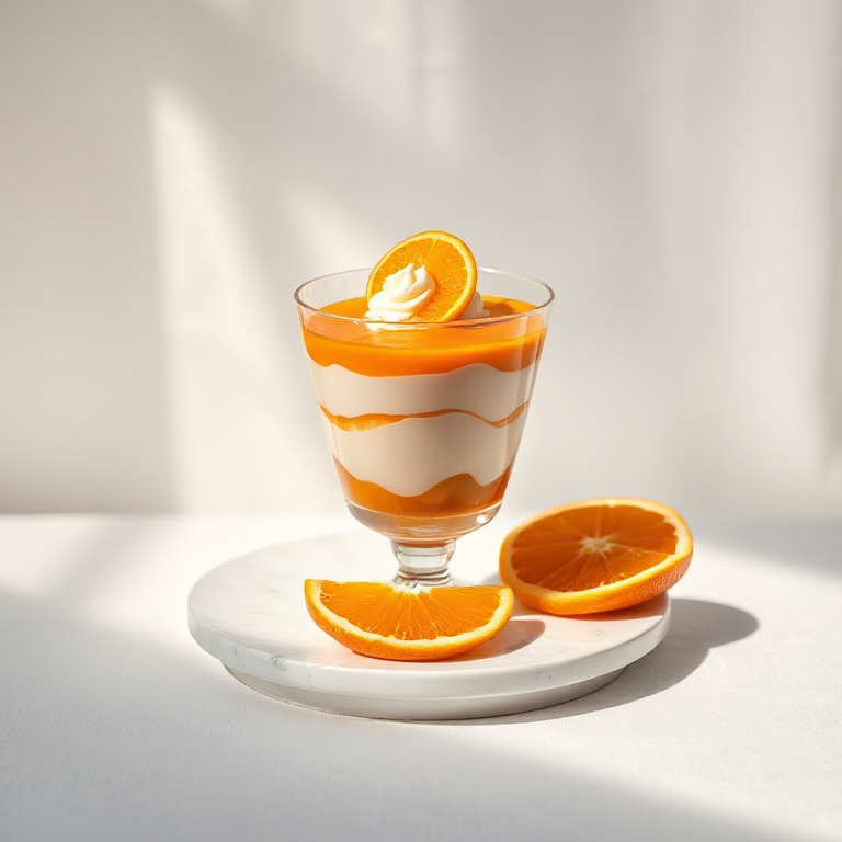 Bailey-Parfait auf Orangensauce - Bild 2