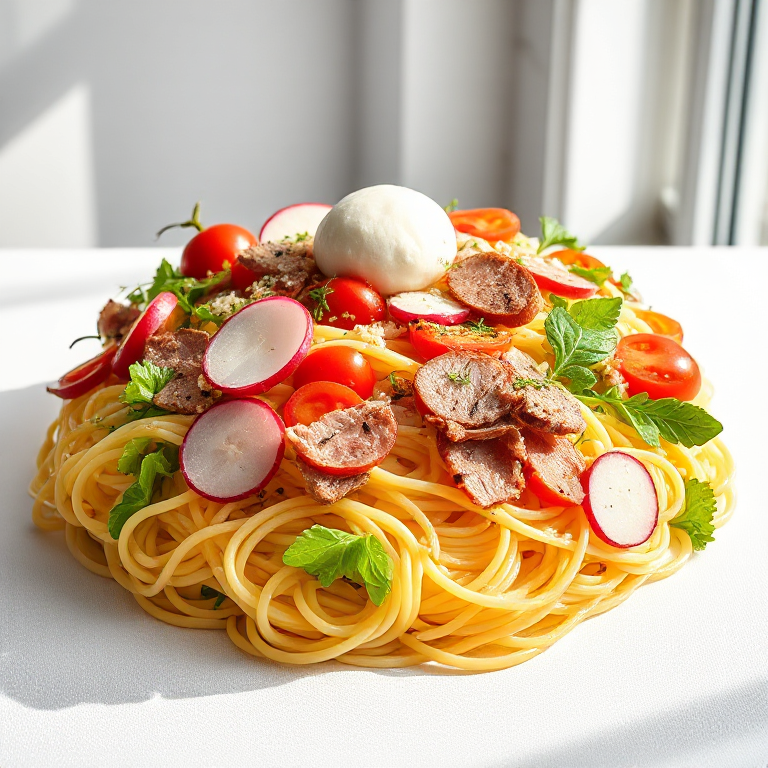 Sommerlicher Nudelsalat ohne Mayonnaise - Bild 2
