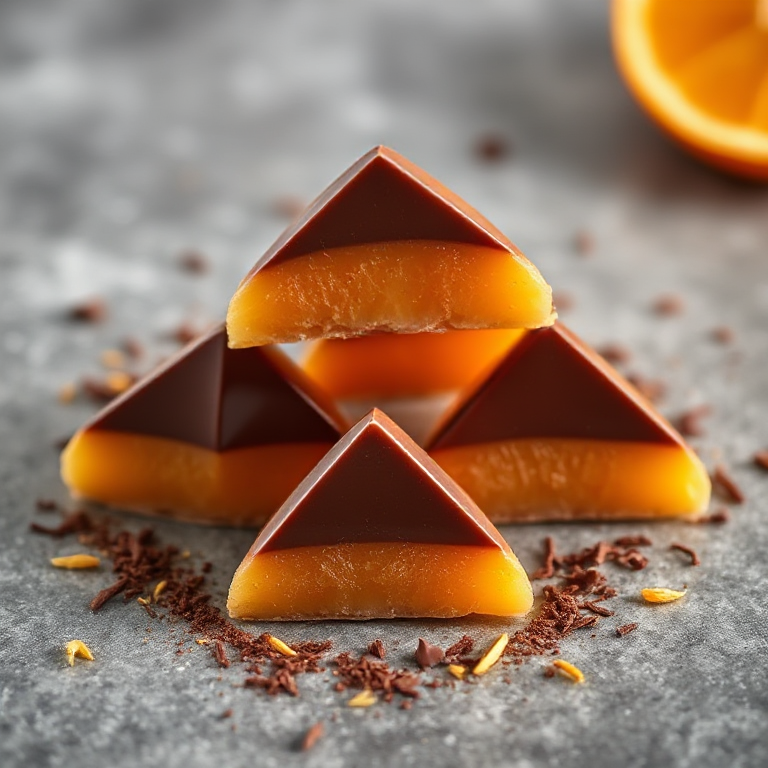 Orangen - Schoko Dreiecke - Bild 2