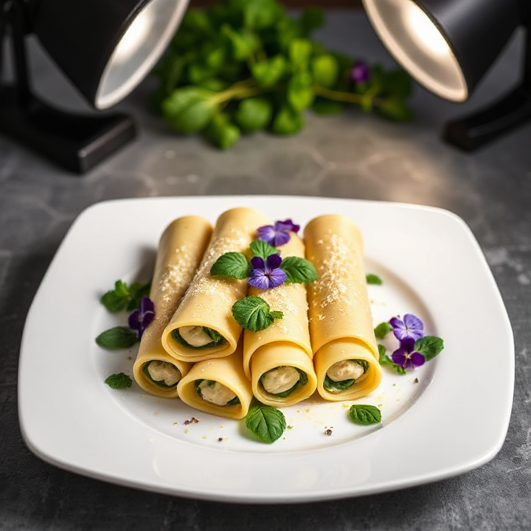 Cannelloni mit Spinat - Möhren - Lachsfüllung - Bild 1
