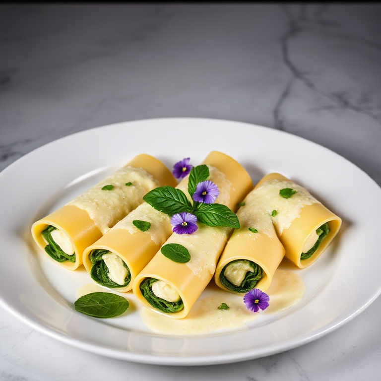 Cannelloni mit Spinat - Möhren - Lachsfüllung - Bild 2