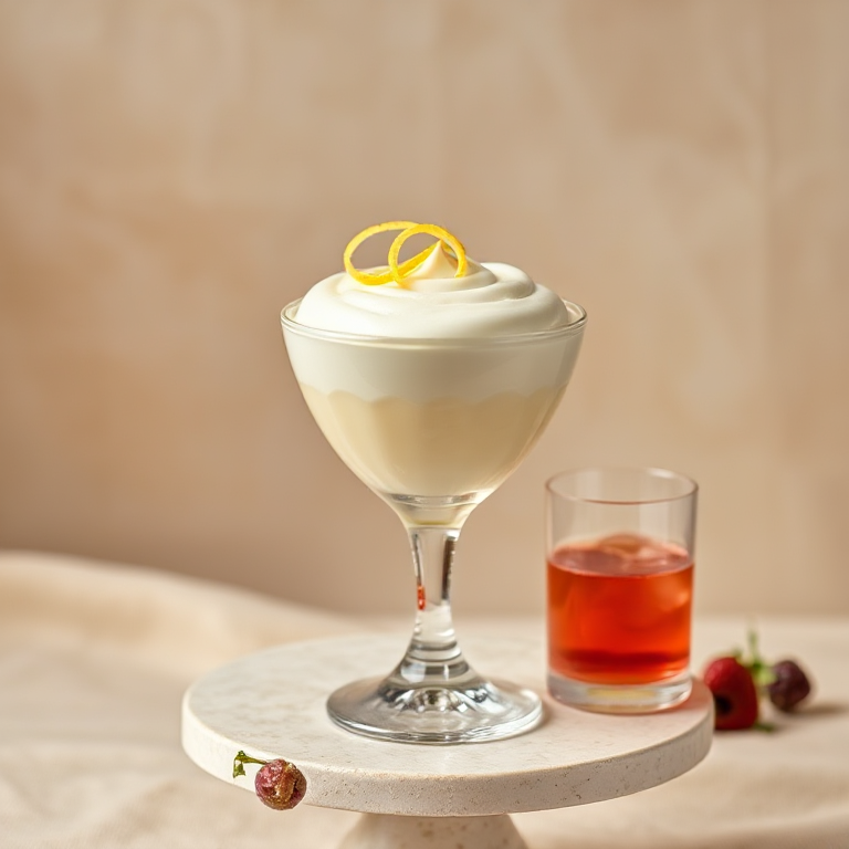 Englische Zitronencreme mit Beerencocktail - Bild 1
