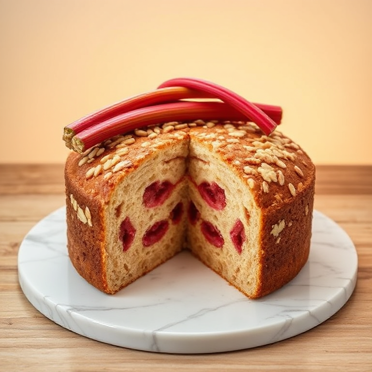 Rhabarber - Mandelkuchen - Bild 1