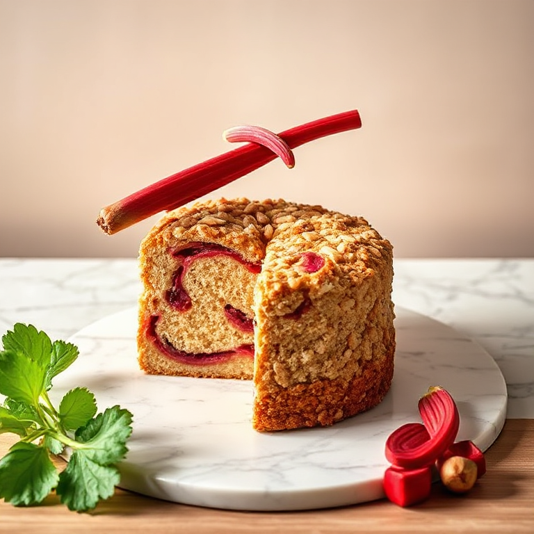 Rhabarber - Mandelkuchen - Bild 2