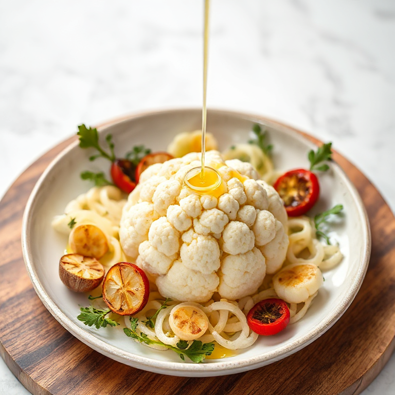 Gebratener Blumenkohl mit Bockshornklee - Bild 1