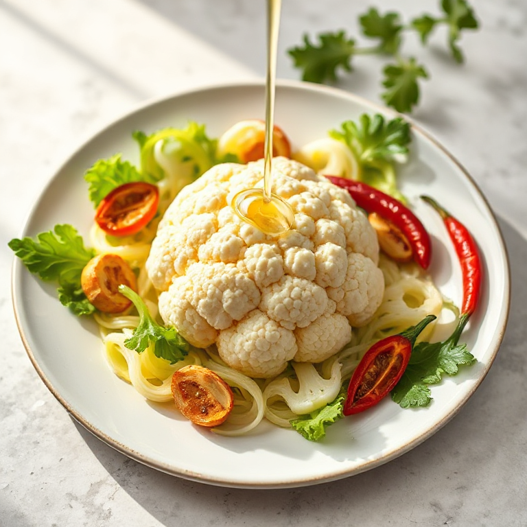 Gebratener Blumenkohl mit Bockshornklee - Bild 2