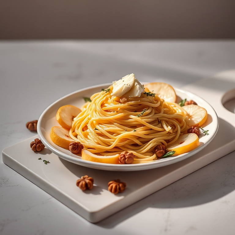 Pasta mit Birnen-Walnusssauce - Bild 2