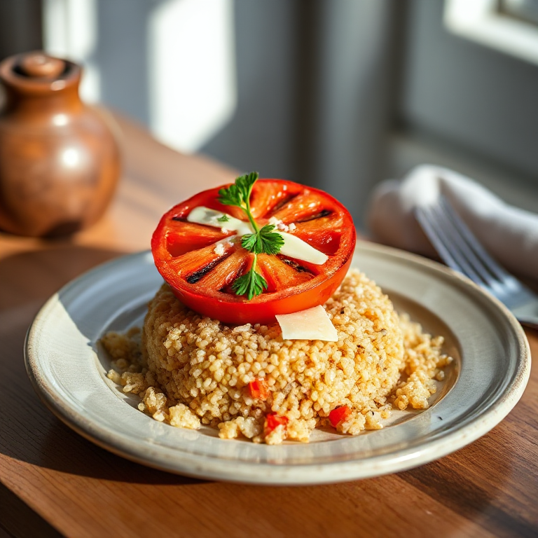Grilltomate mit Quinoa - Füllung - Bild 1