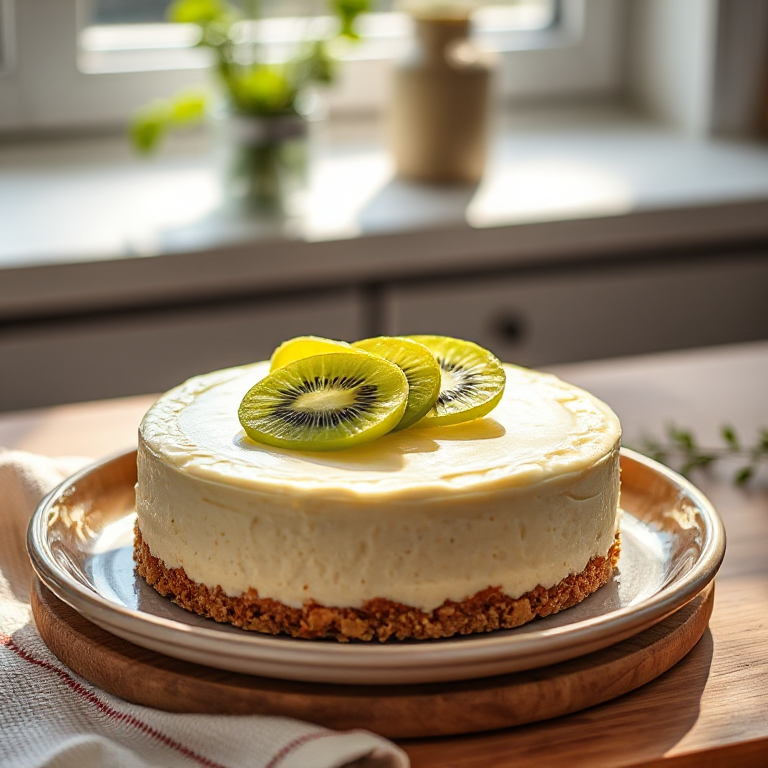 Frischkäse - Kiwi - Torte - Bild 1