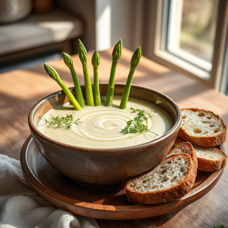 Grüne Spargelcremesuppe - Bild 1