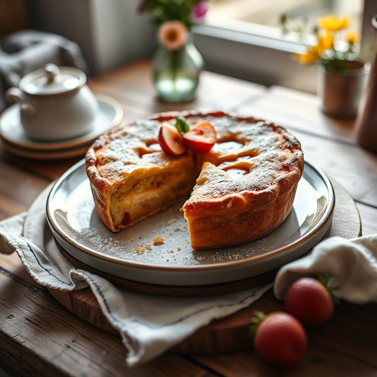 Birnenkuchen mit Guss - Bild 1