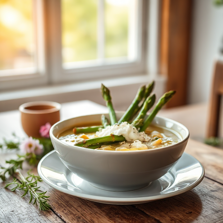 Grüne Spargelsuppe - Bild 1