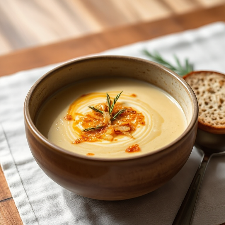 Zwiebel-Sahne Suppe - Bild 1