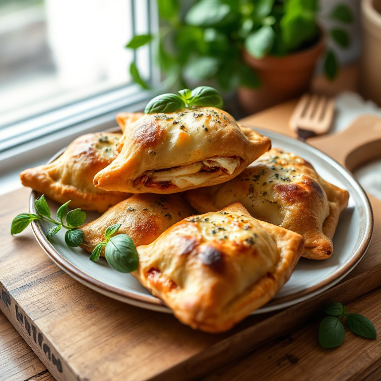 Pizzataschen aus Blätterteig - Bild 1