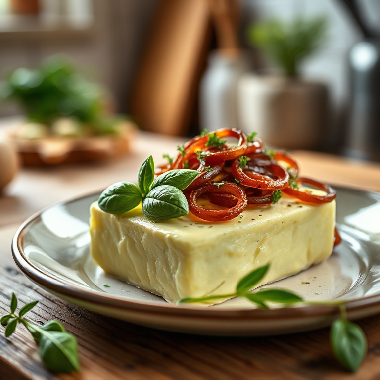 Kräuterbutter mit TK-Basilikum und Zwiebeln - Bild 1