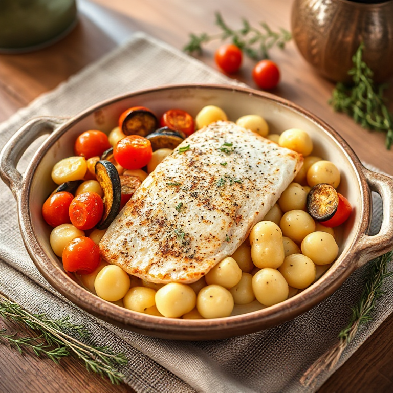 Folienfisch mit Gnocchi - Bild 1