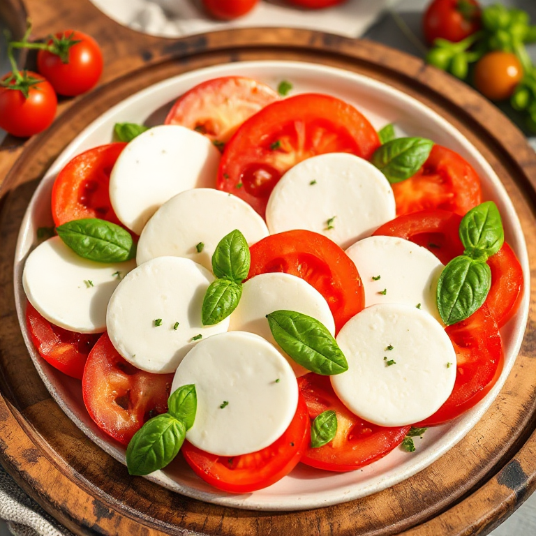 Gurken-Tomaten-Mozzarella-Salat - Bild 1