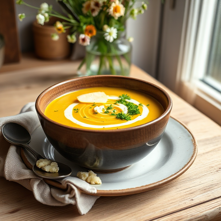 Zucchini-Karotten-Suppe mit Ingwer - Bild 1