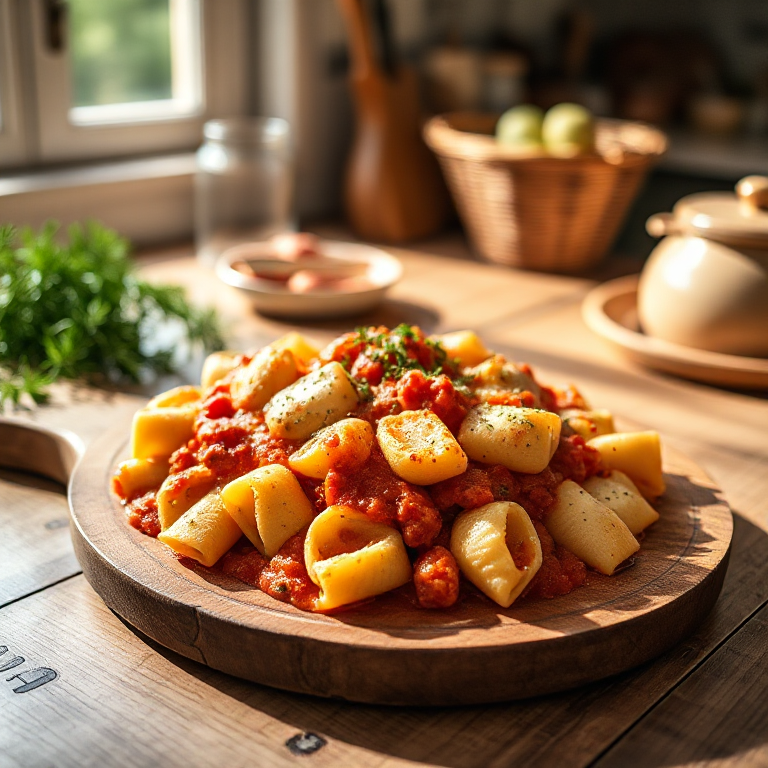 Überbackene Conchiglioni mit Käsefüllung - Bild 1