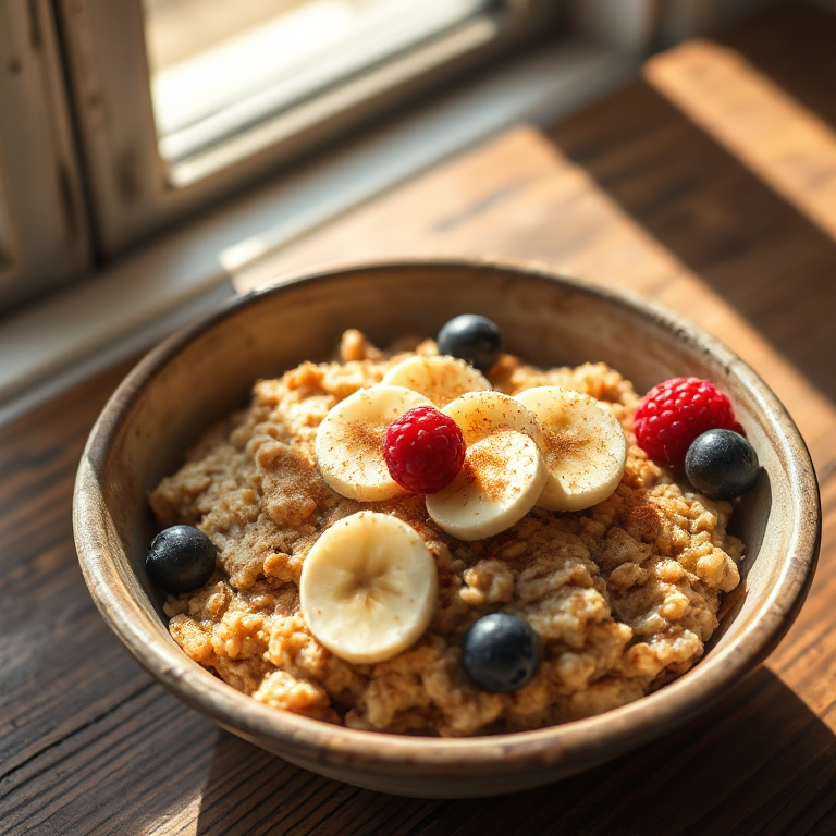 Baked Oatmeal mit Banane - Bild 1