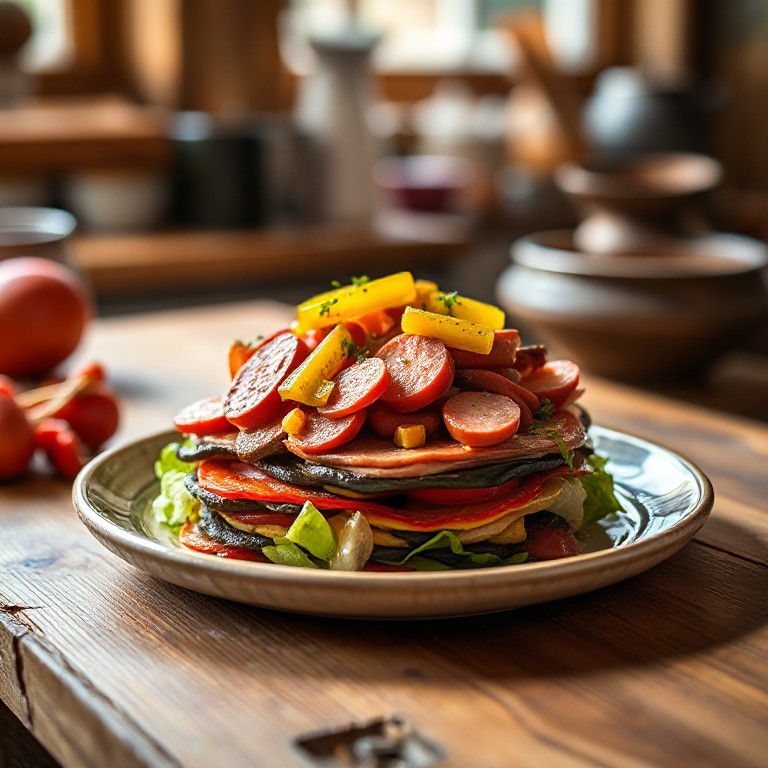 Bunter Wurstsalat nach Thüringer Art - Bild 1