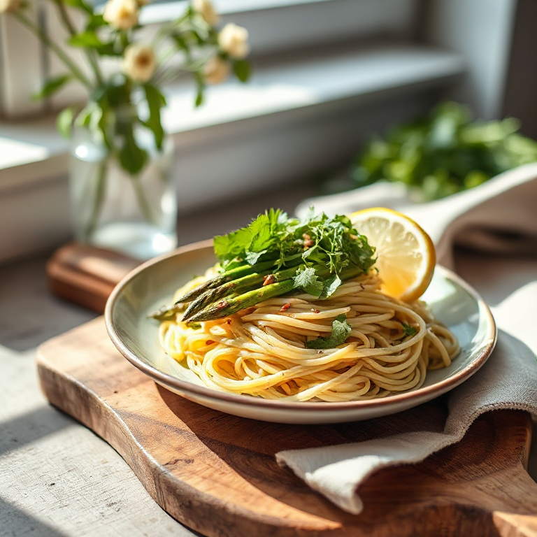 Spargel mit Limetten-Rucola-Pasta - Bild 1